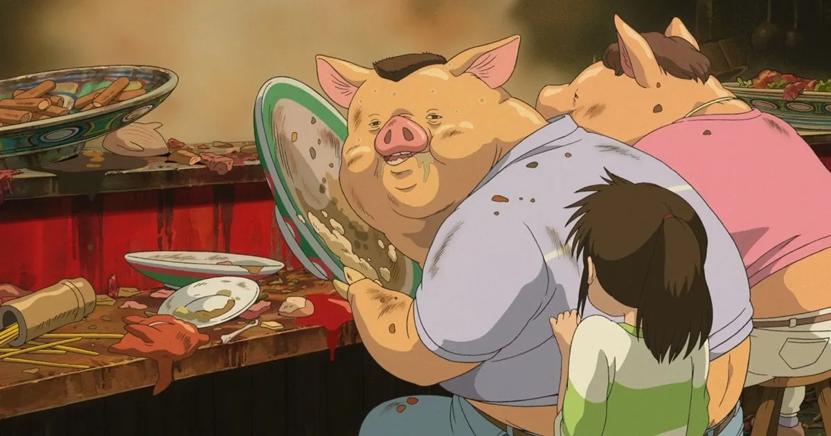 Why Chihiro's parents became pigs : r/ghibli